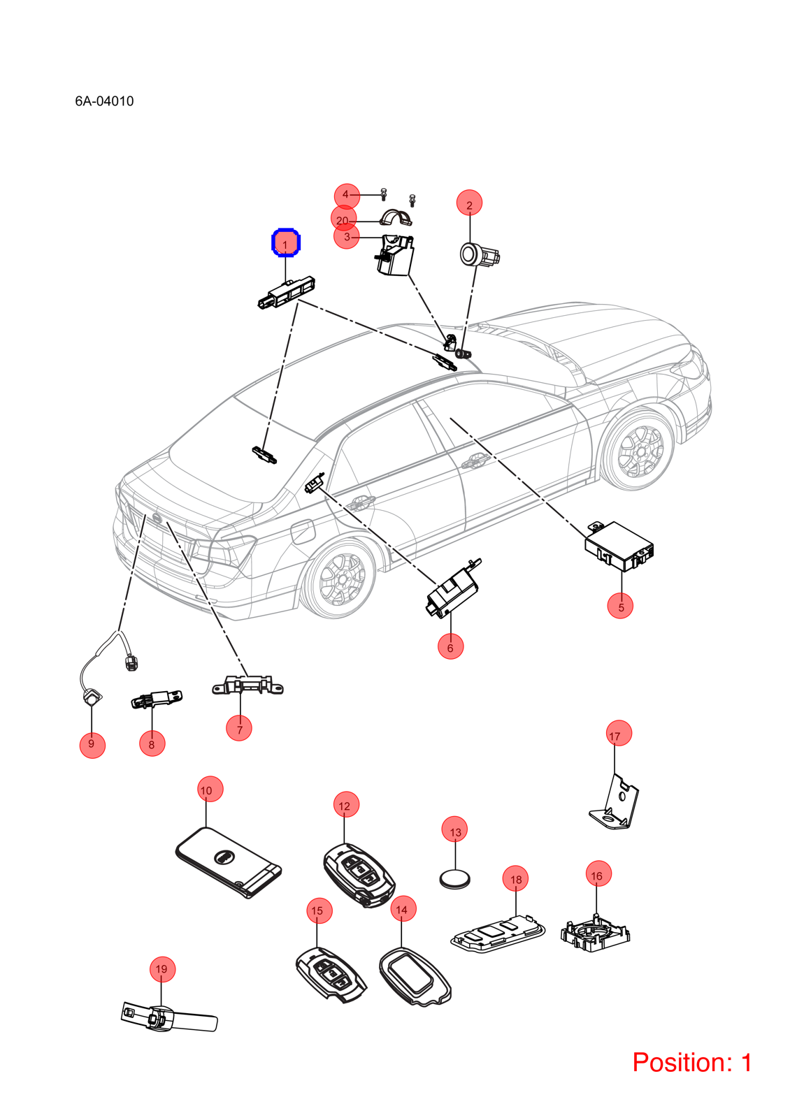 BYD Signal receiver OEM 1027434100 S63642400 FOR Han Tang Atto3 Yuan Dolphin Qin Song Seal eT3 D1 KING Chazor Seal5 Destroyer DENZA YANGWANG 1027434100-BYD_OEM