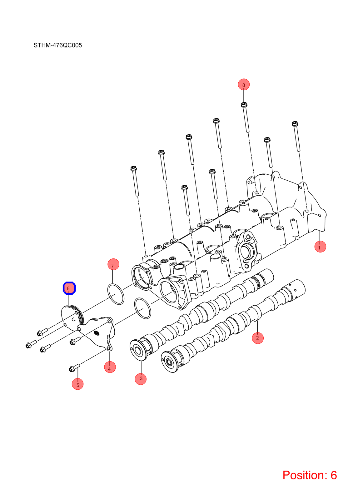 BYD Camshaft Expansion Plug OEM 1050752400 476ZQA1006012 FOR Song DENZA 1050752400-BYD_OEM