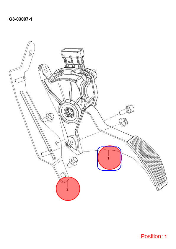 BYD Throttle pedal OEM 1081451300 TA31108010 FOR Atto3 Yuan Dolphin 1081451300-BYD_OEM