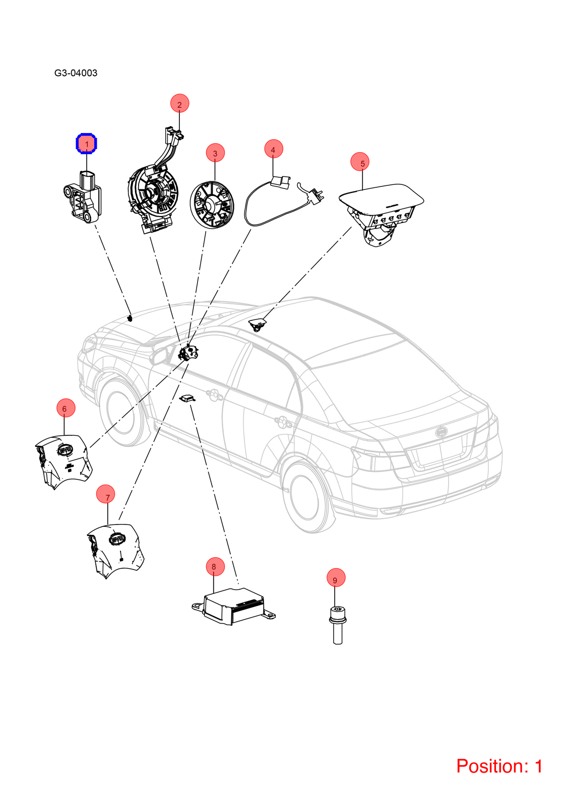 BYD Collision sensor OEM 1088050500 TA3658400 FOR Atto3 Yuan 1088050500-BYD_OEM
