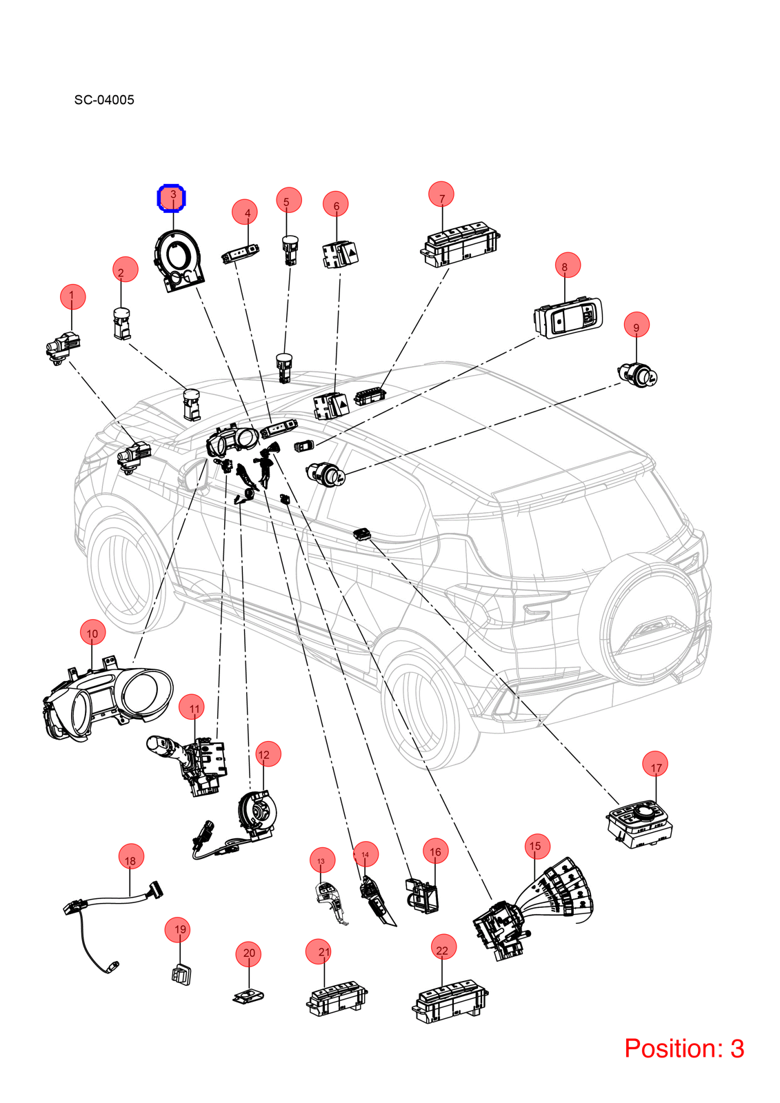BYD Steering angle sensor OEM 1103351900 HA3636200 FOR Tang eT3 1103351900-BYD_OEM