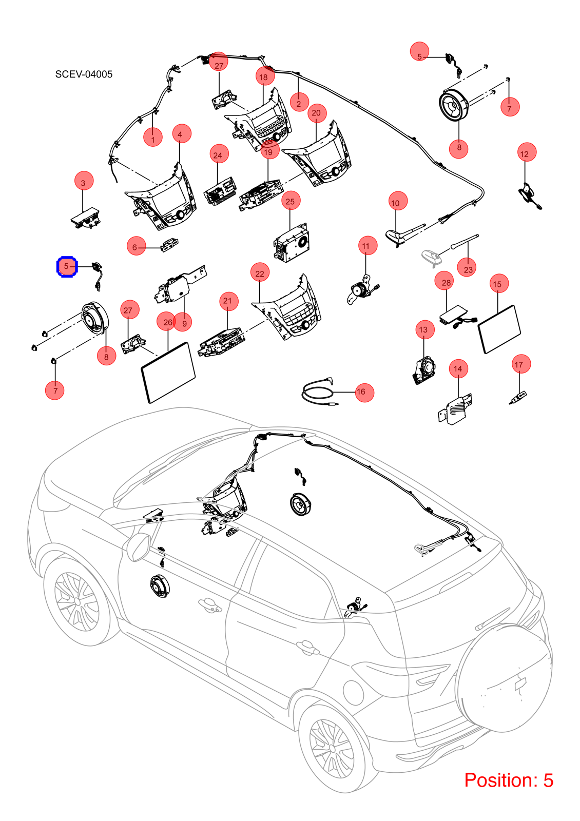 BYD Speaker OEM 1133010800 SC7911500 FOR Atto3 Yuan 1133010800-BYD_OEM