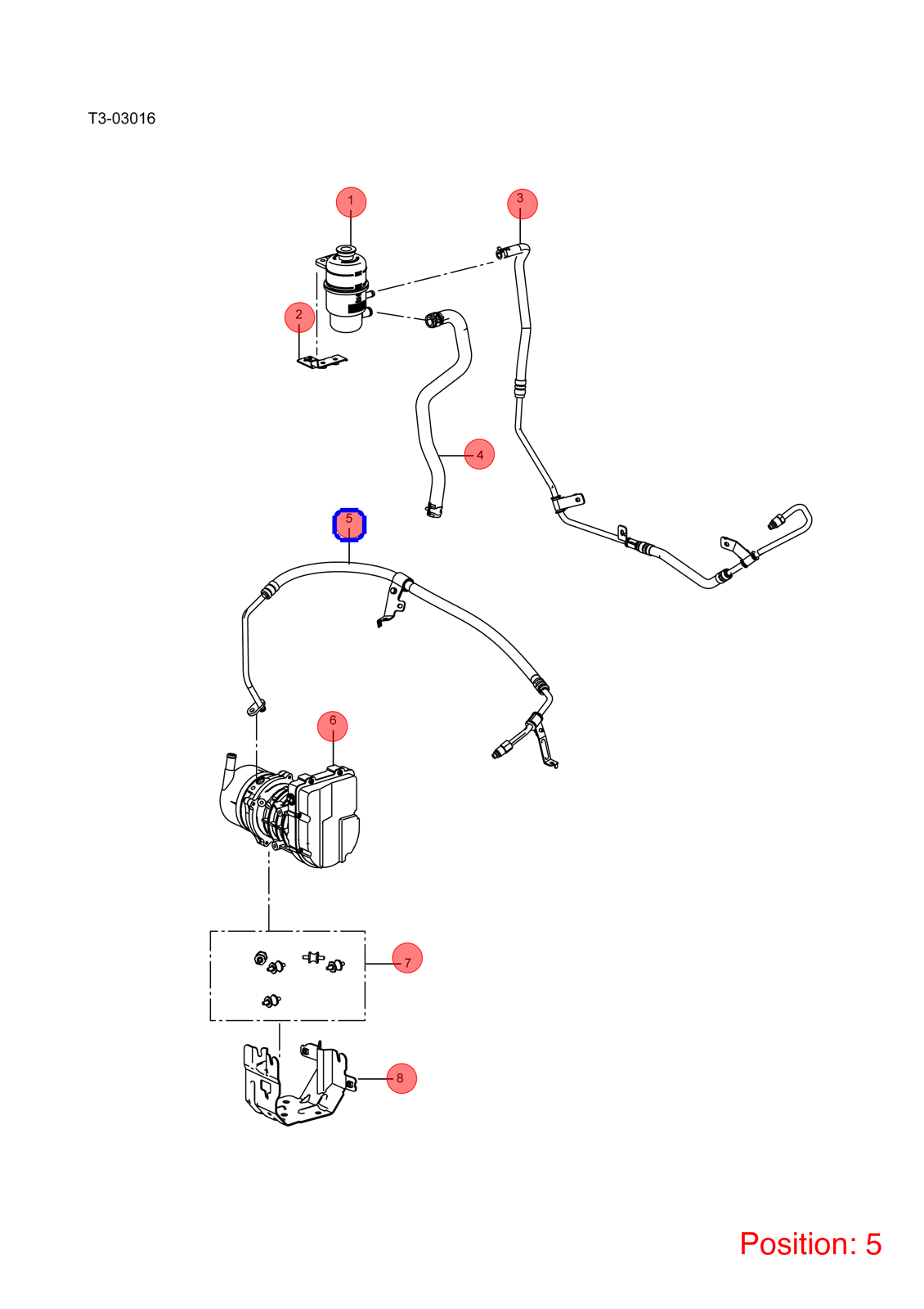 BYD Power Steering Pressure Hose OEM 1138976300 VBEV3406010 FOR eT3 1138976300-BYD_OEM