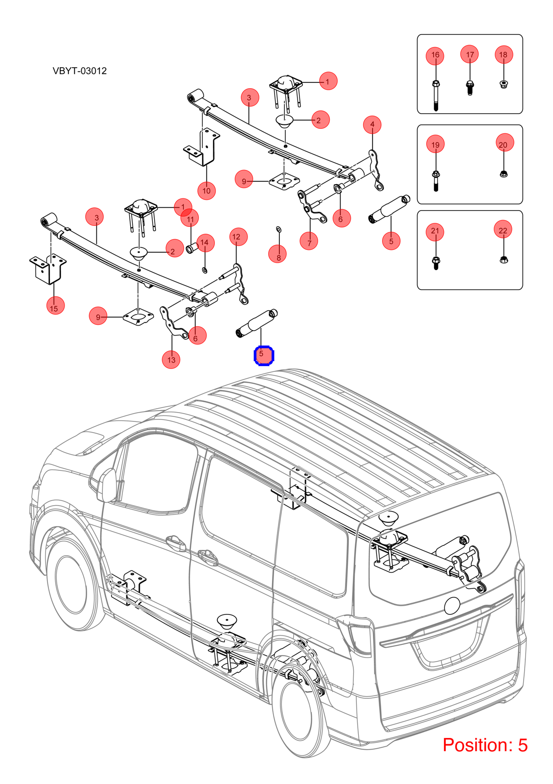 BYD Shock absorber OEM 1139301600 VBEV2915010 FOR eT3 1139301600-BYD_OEM