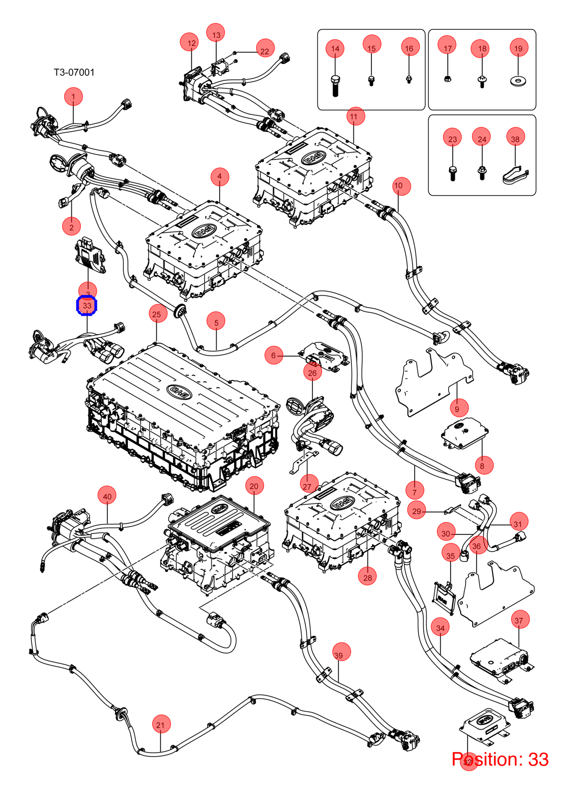BYD Charging port OEM 1151746100 VBEV2105800A FOR eT3 1151746100-BYD_OEM