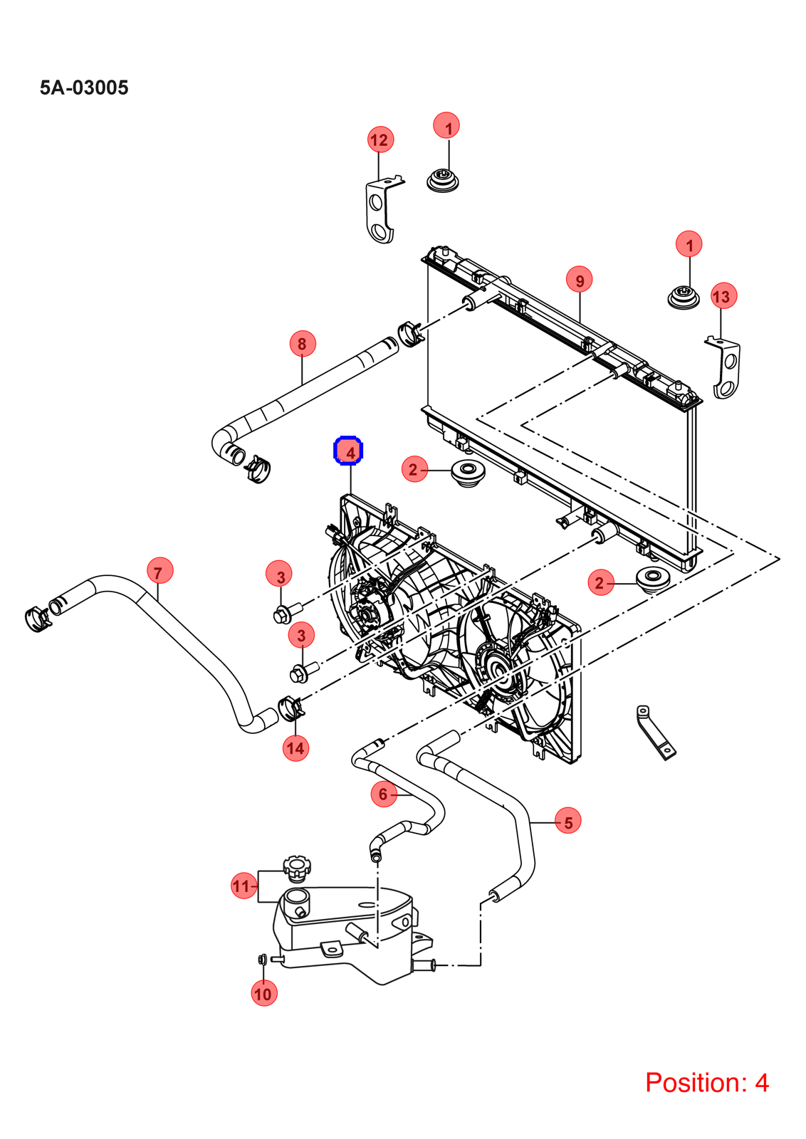 BYD Electric fan OEM 1172056300 HAEV1308010A FOR Atto3 Yuan 1172056300-BYD_OEM