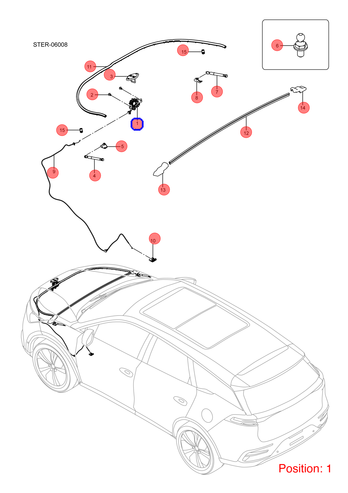 BYD Hood lock OEM 1178287400 ST8402530 FOR Tang KING Chazor Seal5 Destroyer 1178287400-BYD_OEM