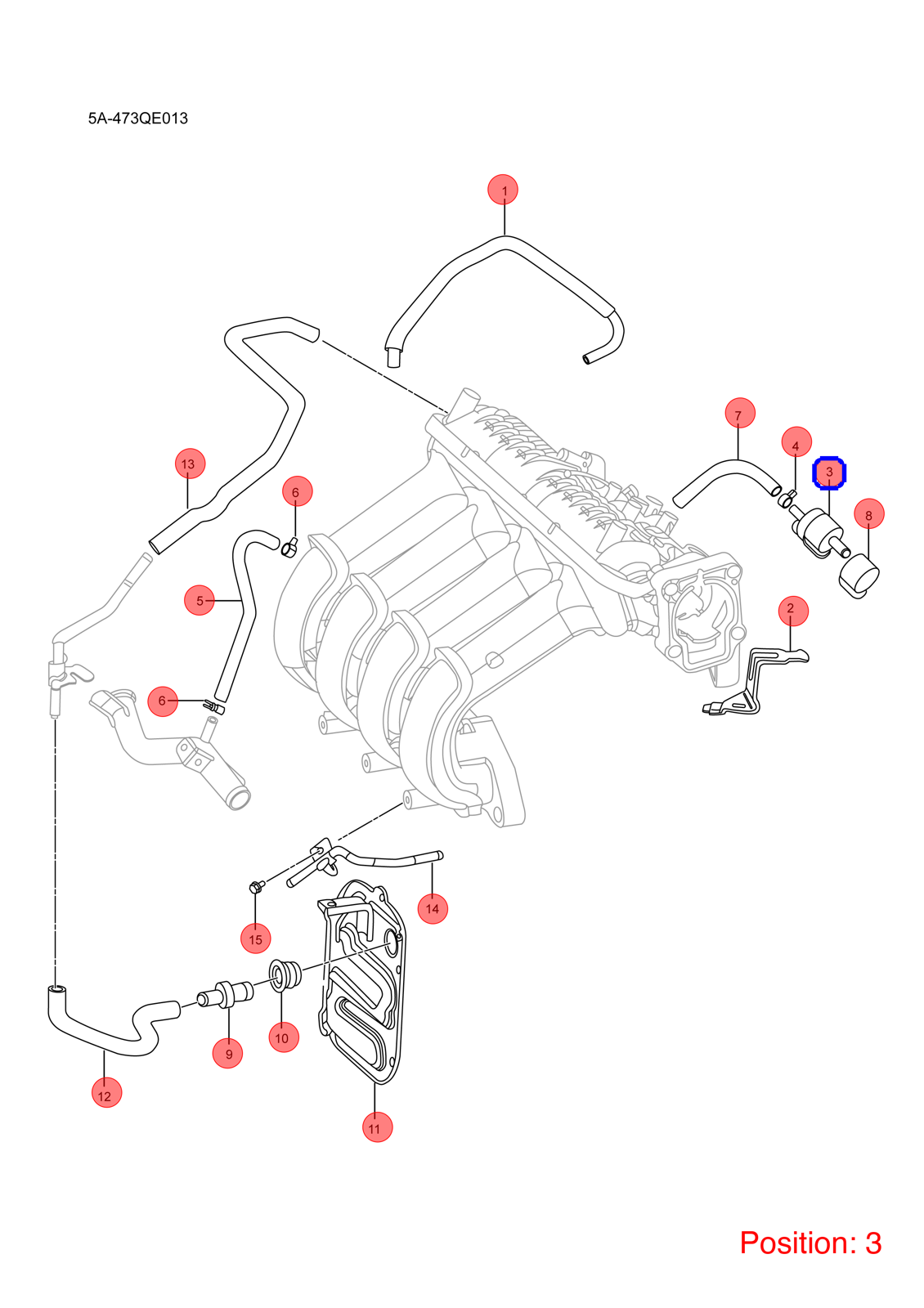 BYD Fuel Tank Breather Valve OEM 1224949900 TA1026300 FOR Qin Song KING Chazor Seal5 Destroyer 1224949900-BYD_OEM
