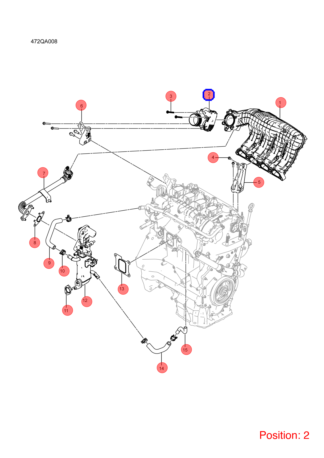 BYD Throttle body OEM 1228280100 F33765010B FOR Qin Song KING Chazor Seal5 Destroyer DENZA 1228280100-BYD_OEM