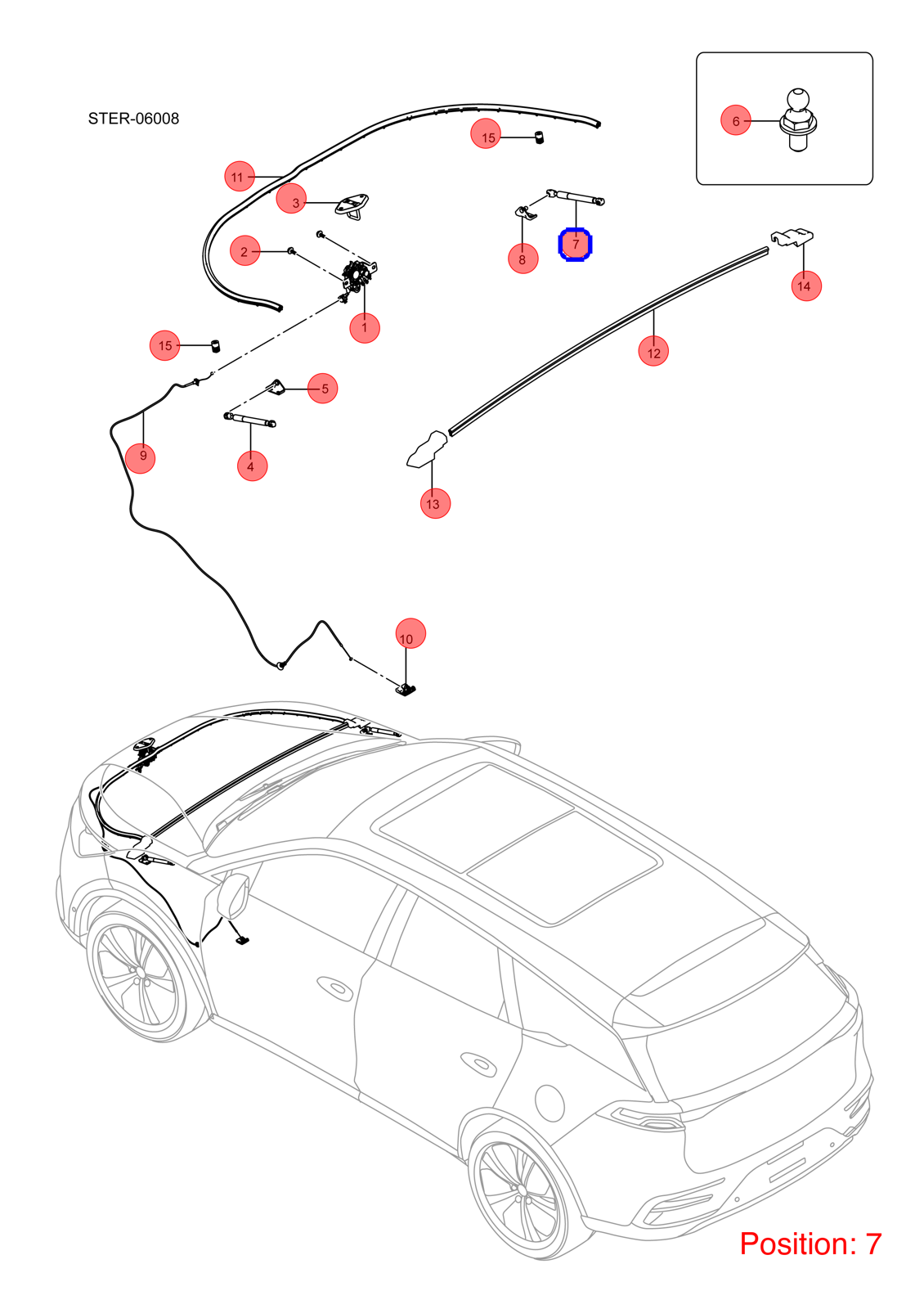 BYD Hood Lift Support OEM 1246403800 STF8402912 FOR Tang 1246403800-BYD_OEM