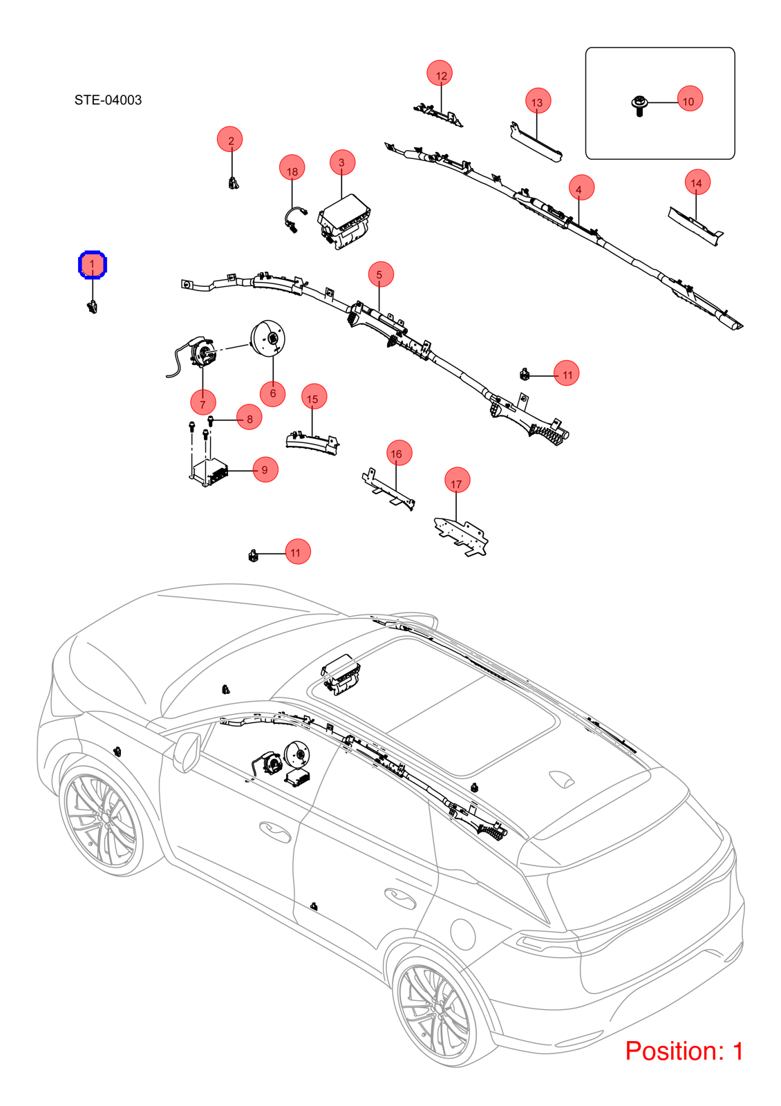 BYD Collision sensor OEM 1246482100 TA3658300AD1 FOR Han Tang Atto3 Yuan Dolphin Qin Song Seal D1 KING Chazor Seal5 Destroyer 1246482100-BYD_OEM