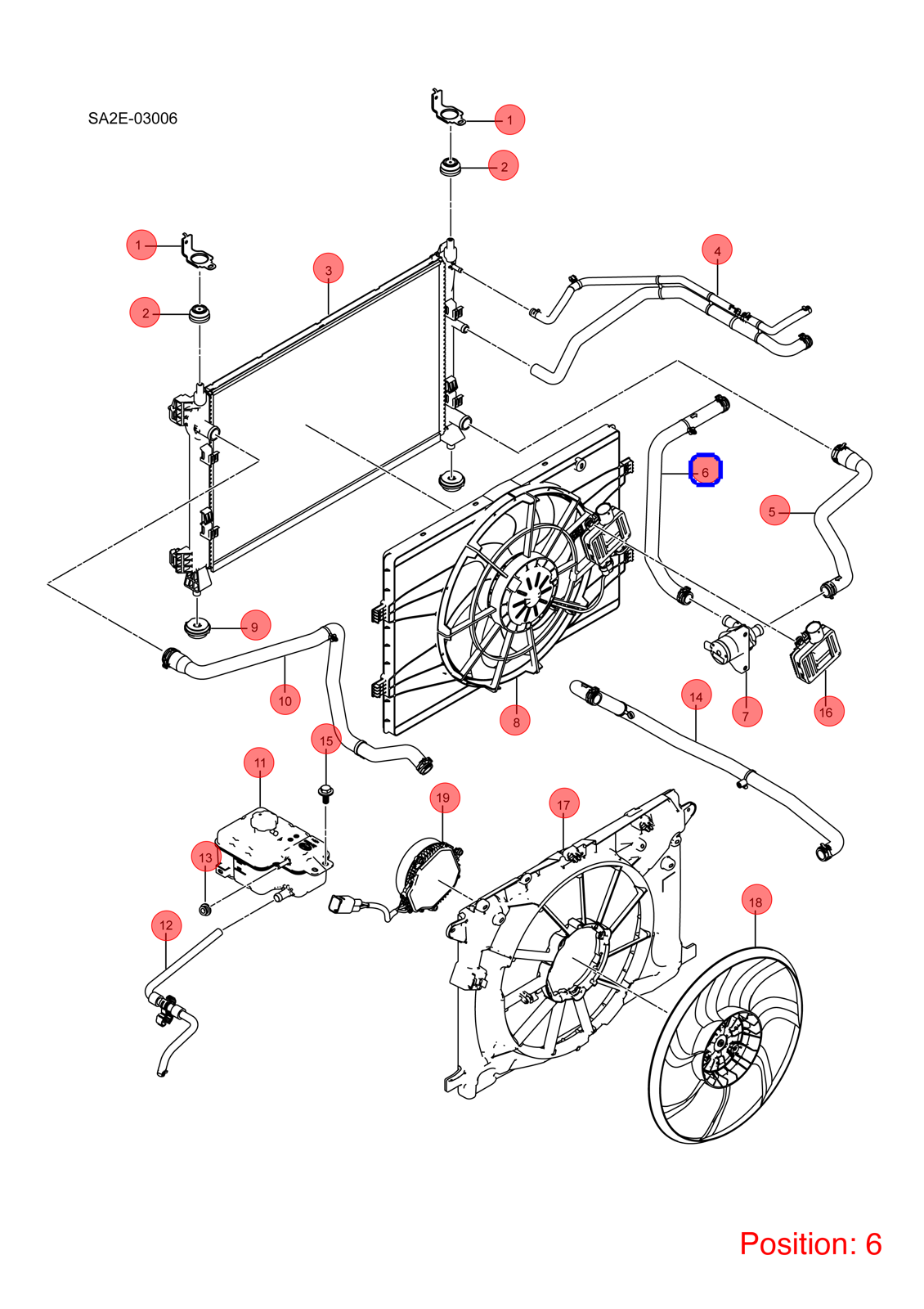 BYD Water pipe OEM 1251781700 SA2E1303110 FOR Song 1251781700-BYD_OEM