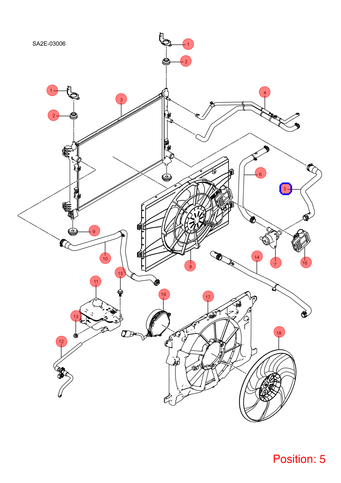 BYD Water pipe OEM 1251781800 SA2E1303100 FOR Song 1251781800-BYD_OEM