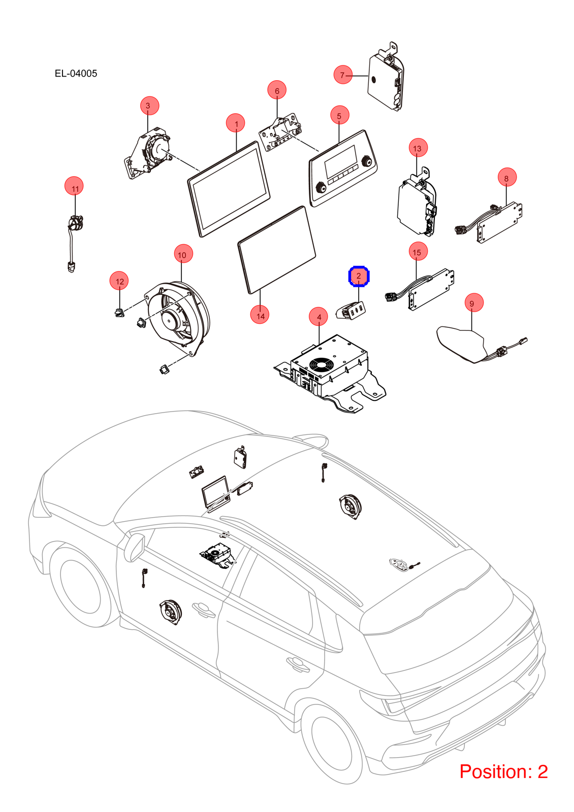 BYD USB port OEM 1256693300 HDF7922010 FOR Han Tang Atto3 Yuan Dolphin Qin Song D1 1256693300-BYD_OEM