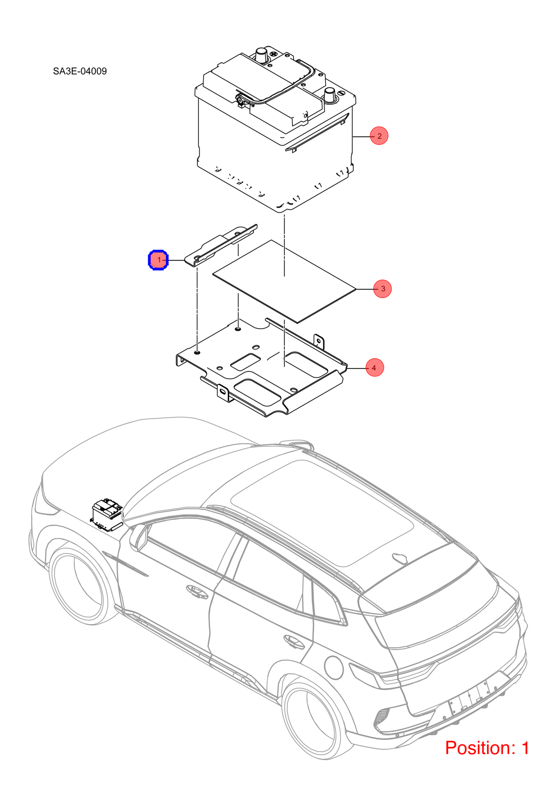 BYD Battery top plate OEM 1257552500 SCED3703820 FOR Atto3 Yuan Dolphin Song 1257552500-BYD_OEM