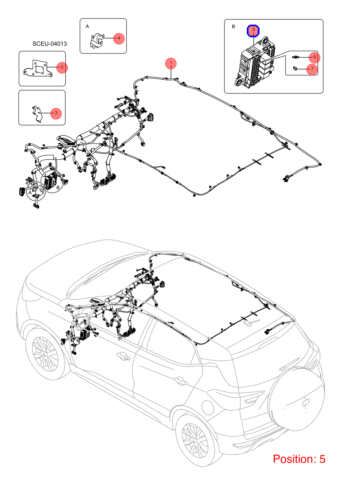 BYD Power distribution box OEM 1259888500 EL3722010 FOR Atto3 Yuan 1259888500-BYD_OEM
