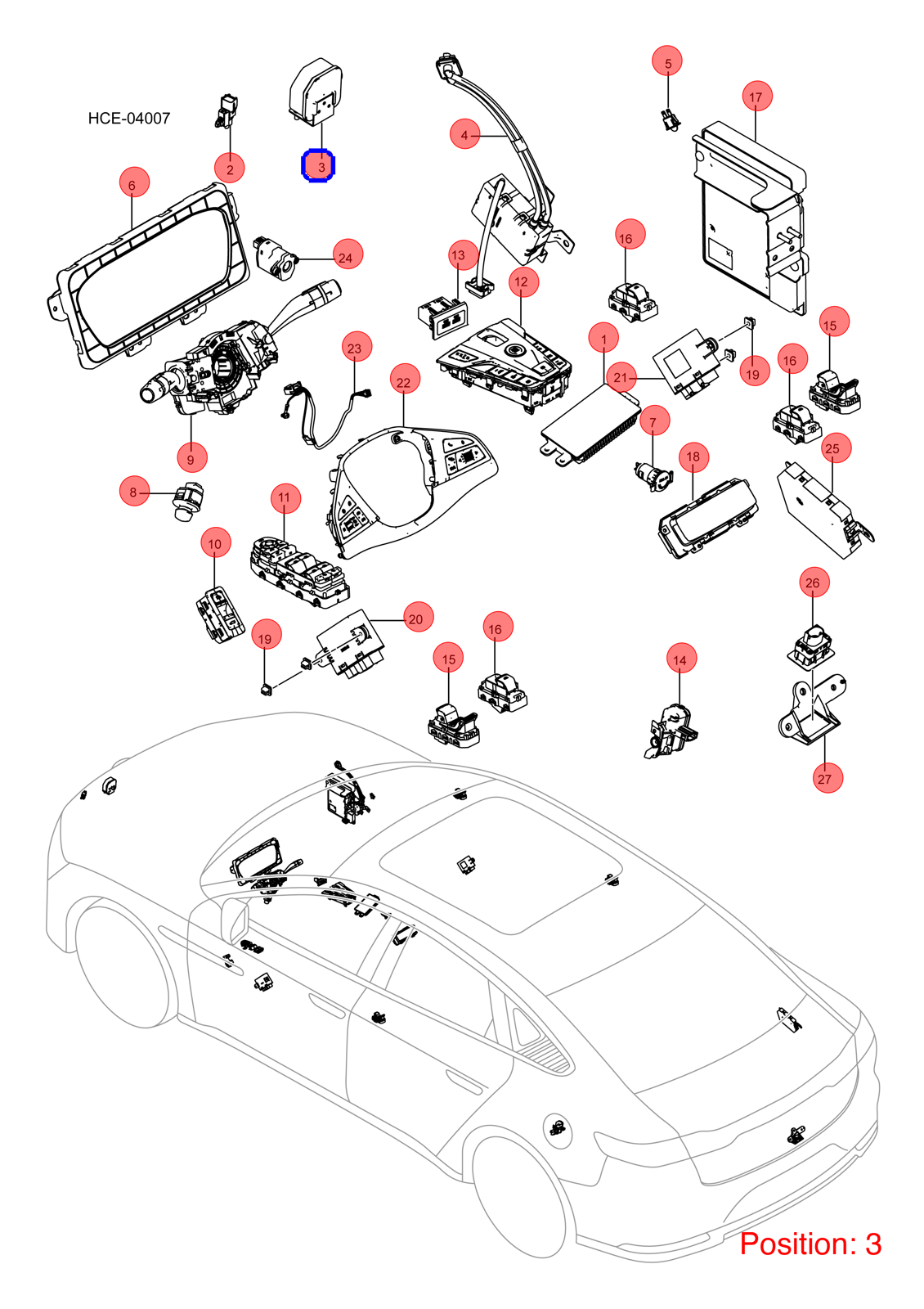 BYD Engine sound simulator OEM 1261290400 HC3778020 FOR Han 1261290400-BYD_OEM