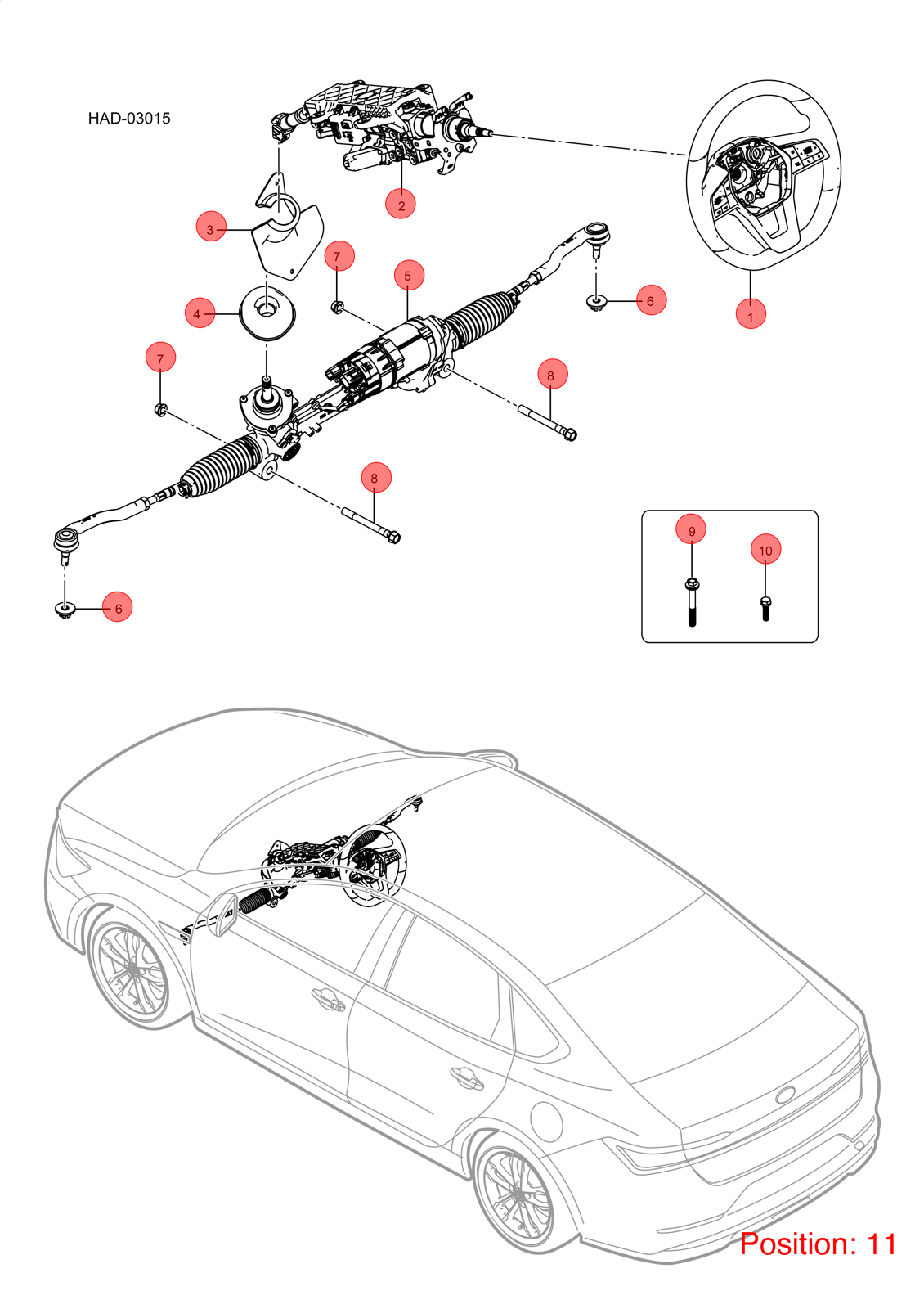 BYD Tie Rod End OEM 1263569100 HAD3401120L FOR Qin KING Chazor Seal5 Destroyer 1263569100-BYD_OEM