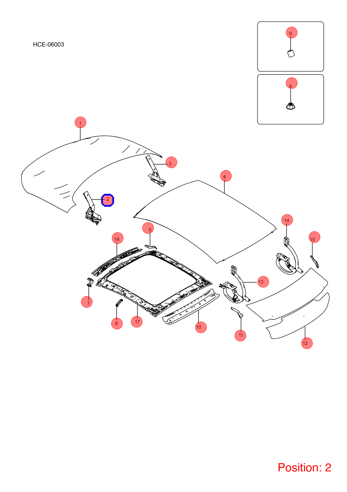 BYD Hood hinge OEM 1263651000 HC8402610 FOR Han 1263651000-BYD_OEM