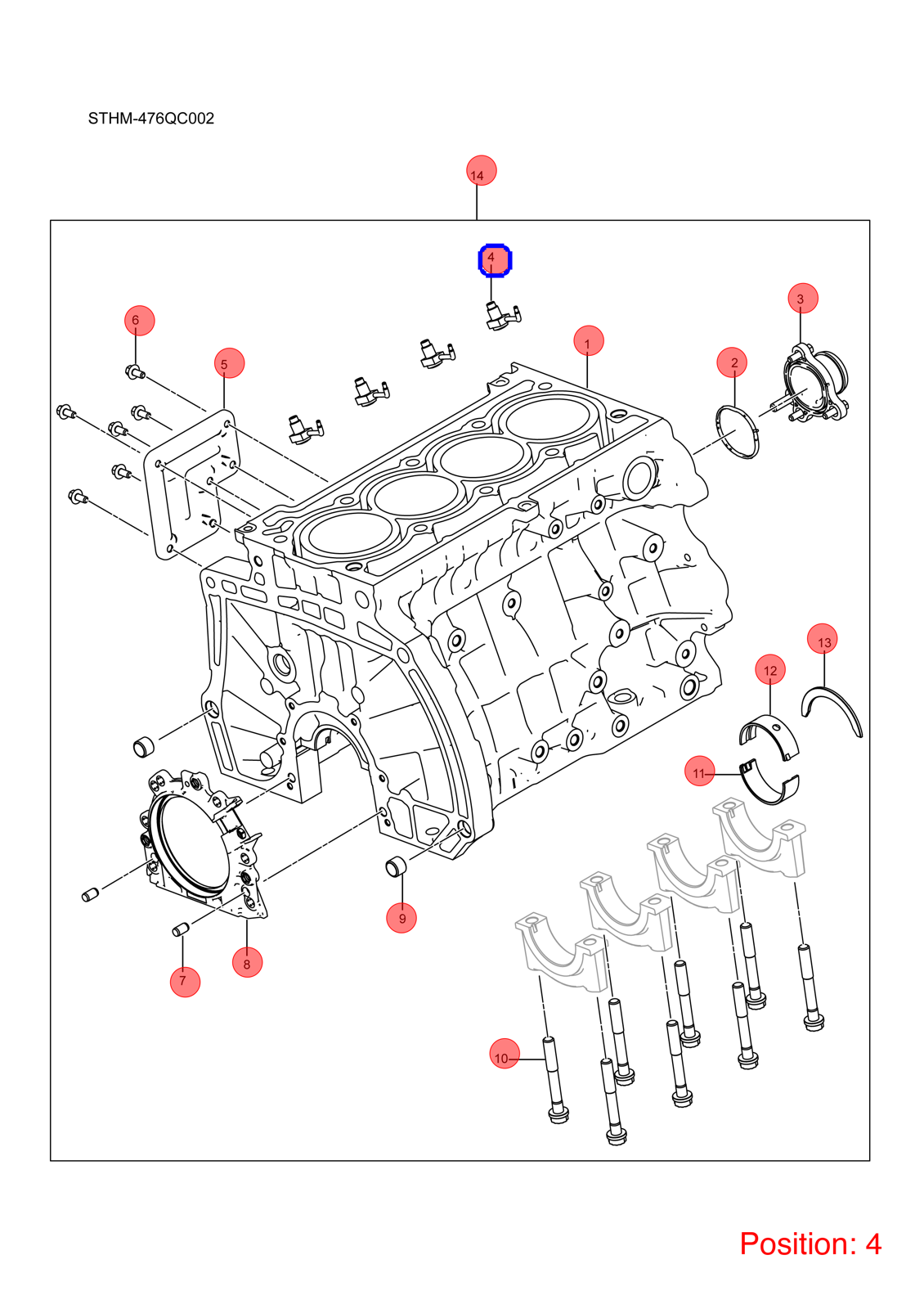 BYD Oil nozzle OEM 1264069200 476ZQC1002300 FOR Song DENZA 1264069200-BYD_OEM