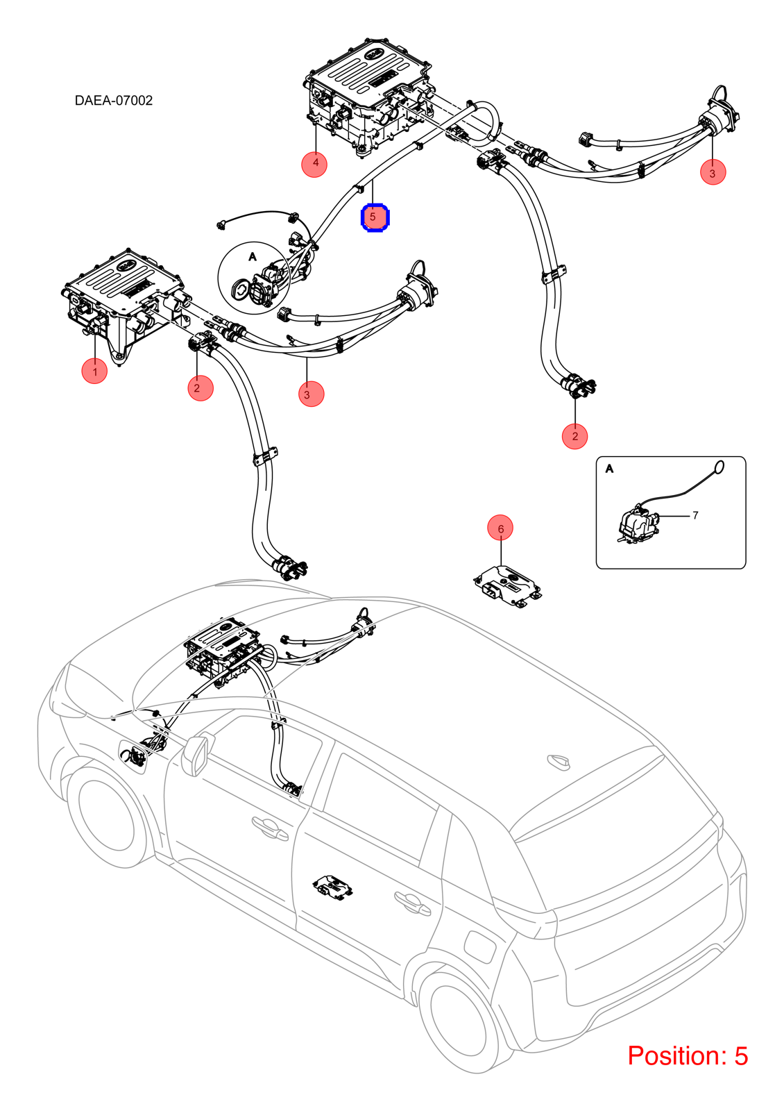 BYD Charging cable harness OEM 1265605600 DAEA2105700 FOR D1 1265605600-BYD_OEM
