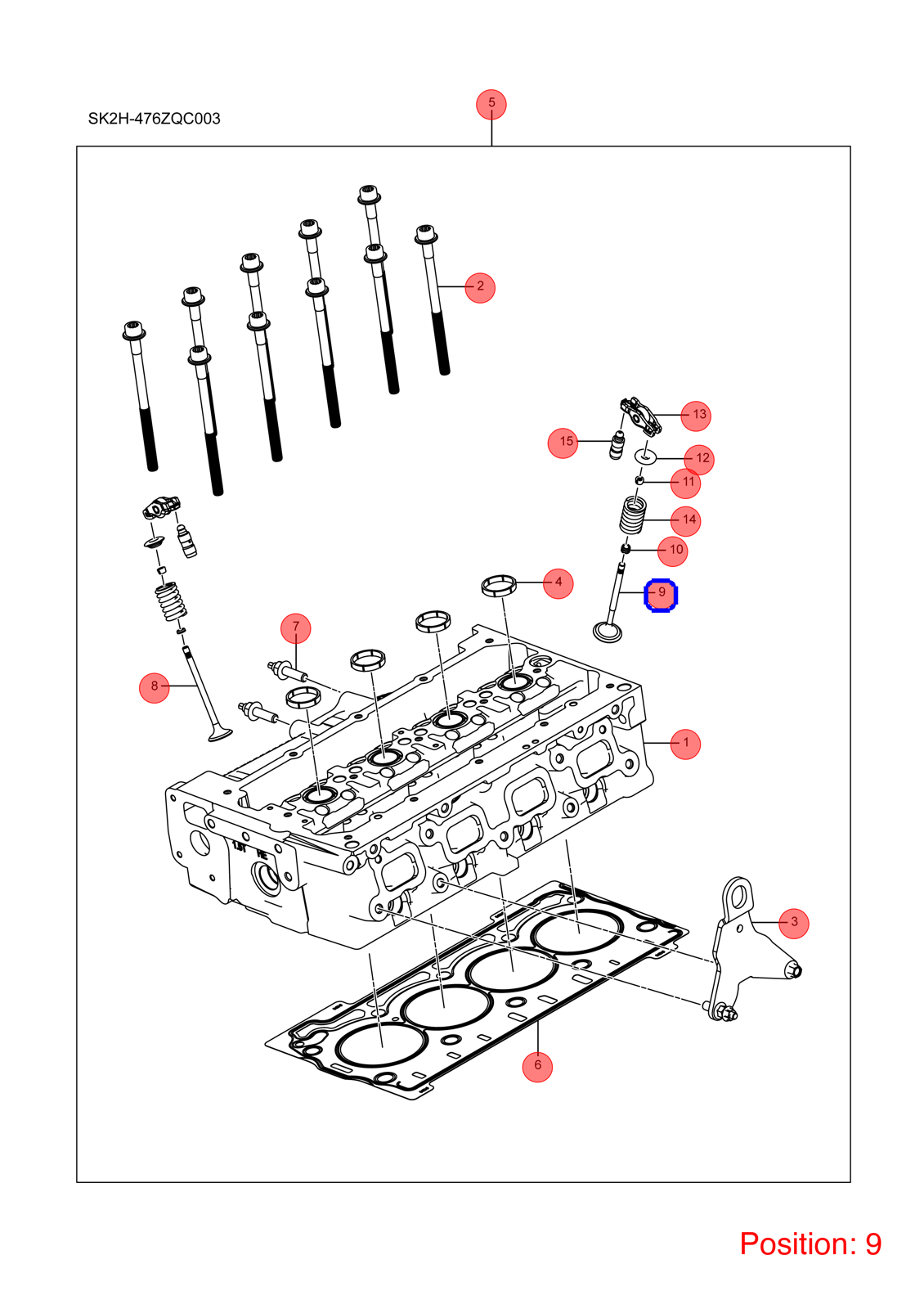 BYD Valve OEM 1265687200 476ZQC1003101 FOR Song DENZA 1265687200-BYD_OEM