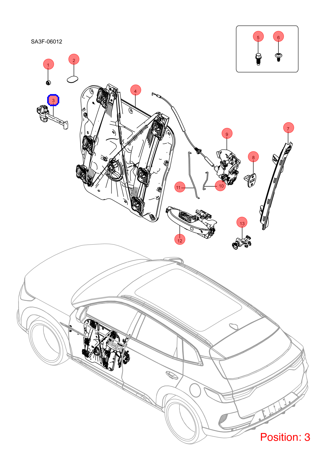 BYD Door Brake OEM 1268093500 SA3F6109100 FOR Song 1268093500-BYD_OEM