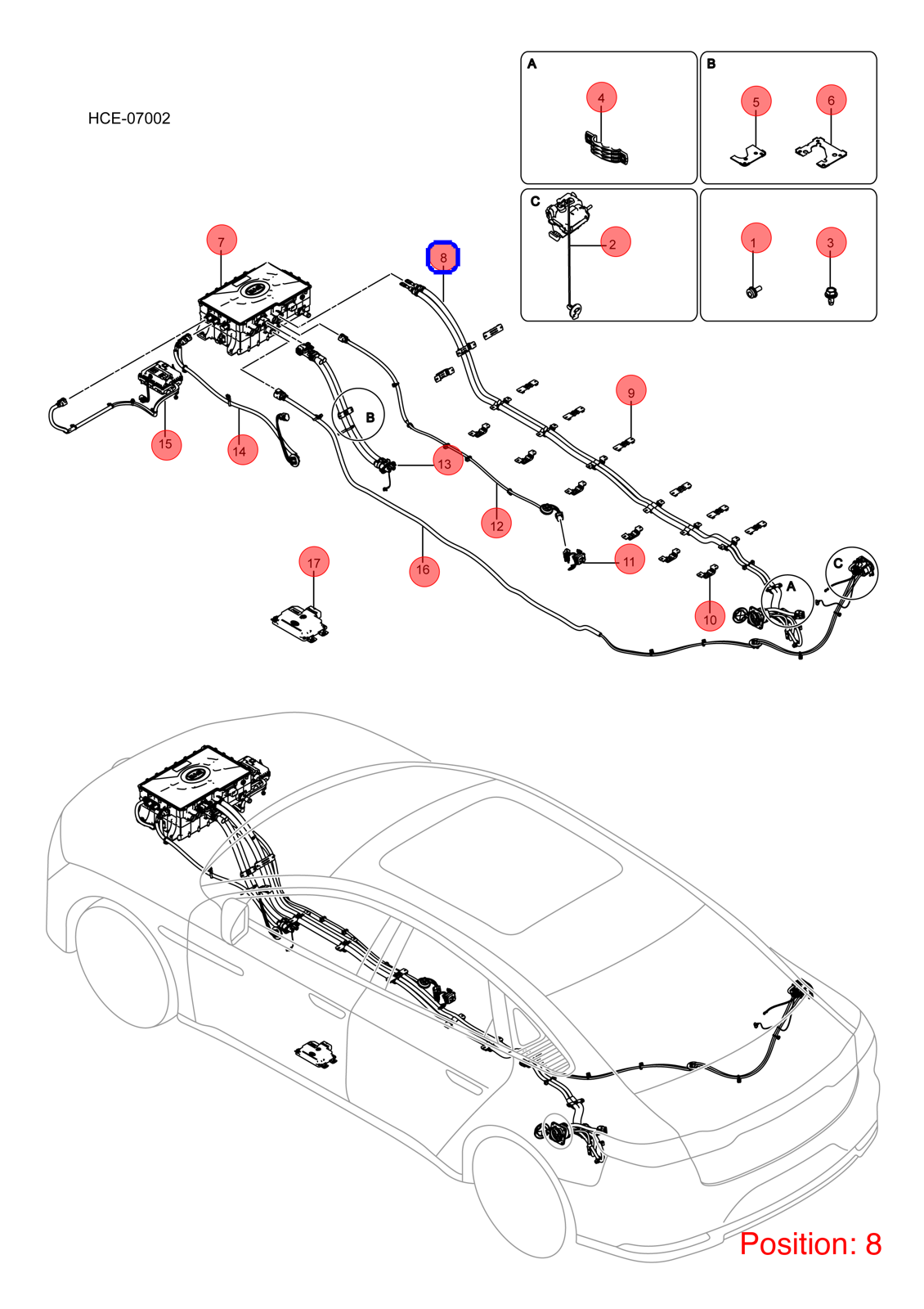 BYD Charging port OEM 1272260200 HCE2105500 FOR Han 1272260200-BYD_OEM