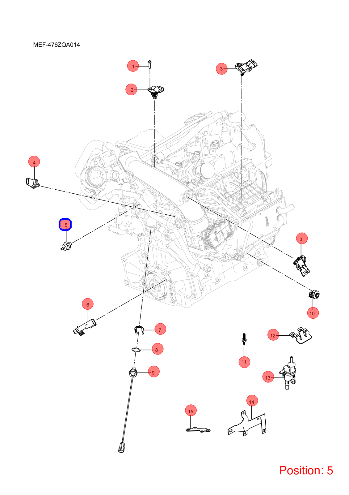 BYD Engine oil pressure sensor OEM 1272393100 476ZQC3611600 FOR Song DENZA 1272393100-BYD_OEM
