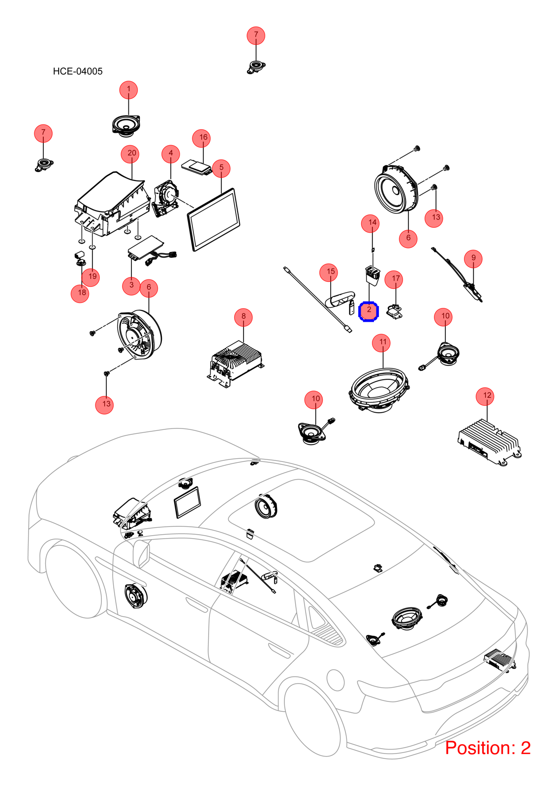 BYD USB port OEM 1281981100 HDF7922010B FOR Han 1281981100-BYD_OEM