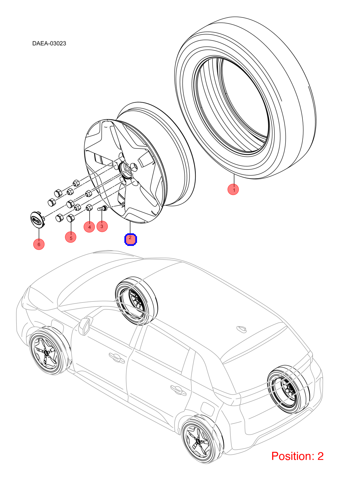 BYD Steel ring OEM 1283467300 DAEA3101010A FOR D1 1283467300-BYD_OEM