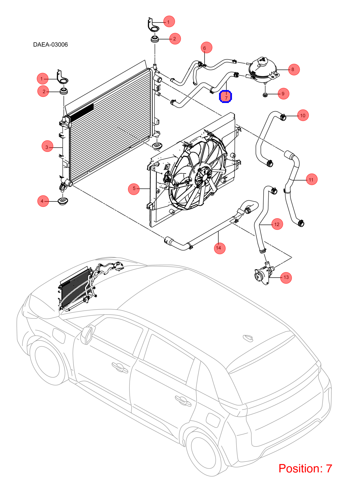 BYD Water pipe OEM 1283480600 DAEA1303140 FOR D1 1283480600-BYD_OEM