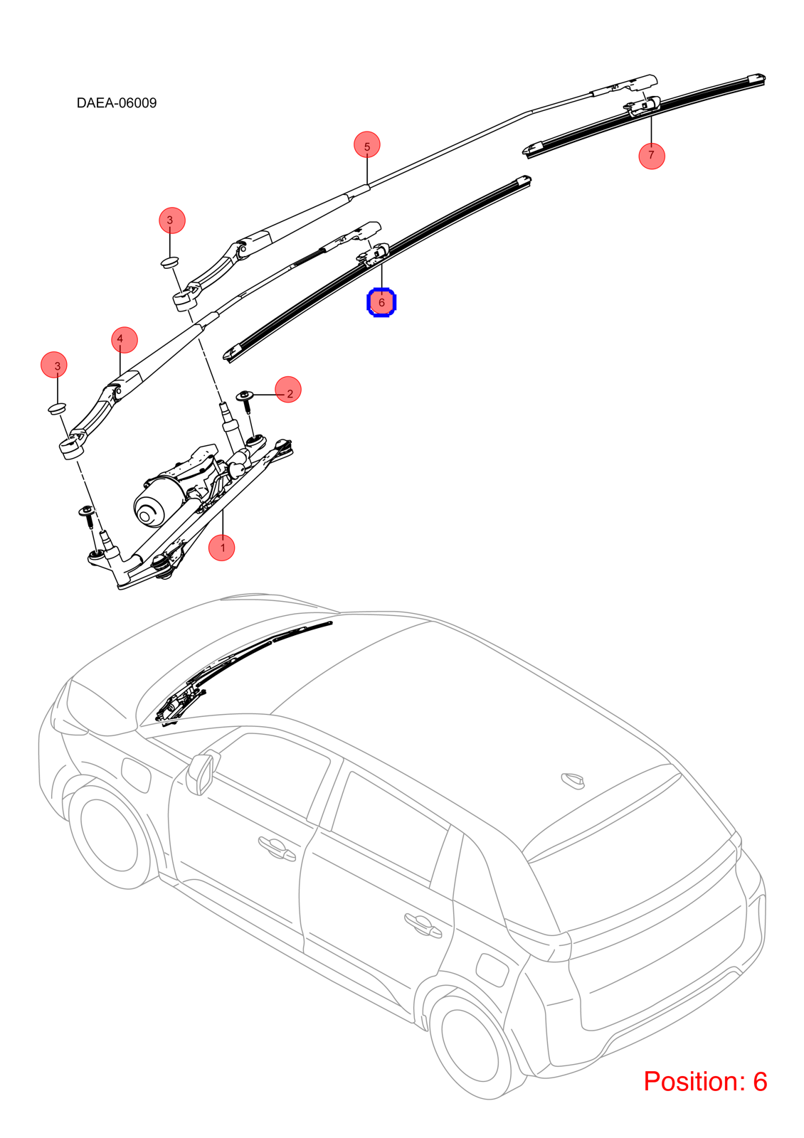 BYD Wiper blade OEM 1283574800 DAEA5205110 FOR D1 1283574800-BYD_OEM