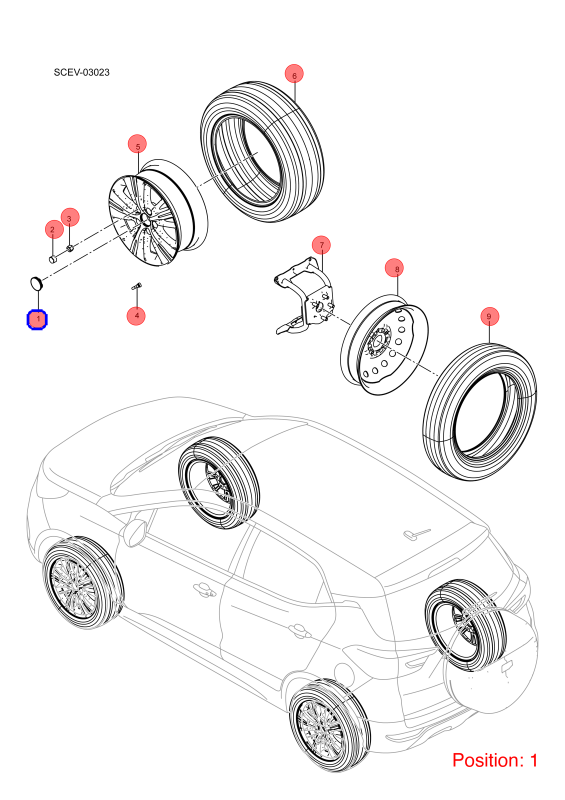 BYD Wheel Center Cap OEM 1289134700 TA3102420A00BX FOR Han Tang Atto3 Yuan D1 1289134700-BYD_OEM