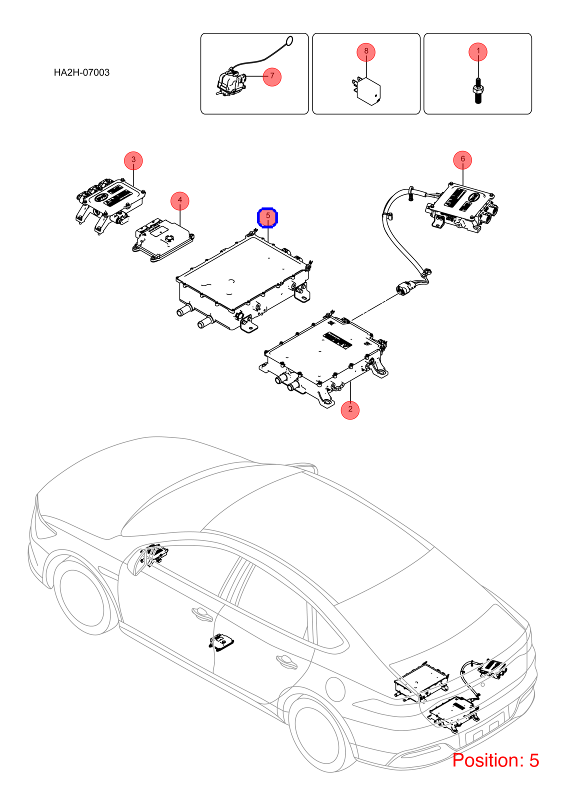 BYD Inverter OEM 1297774600 HA2HF2122020A FOR Qin KING Chazor Seal5 Destroyer 1297774600-BYD_OEM