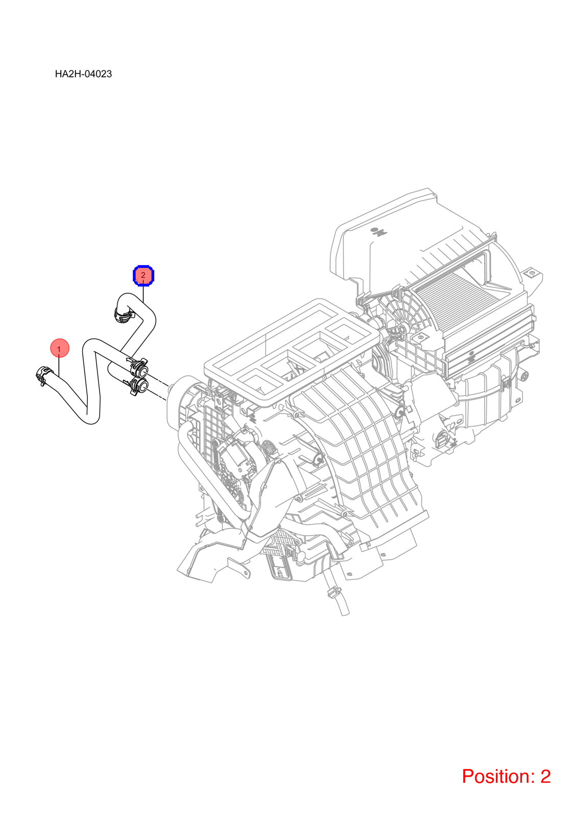 BYD Coolant Inlet Hose OEM 1298208600 HA2HE8101700 FOR Qin KING Chazor Seal5 Destroyer 1298208600-BYD_OEM