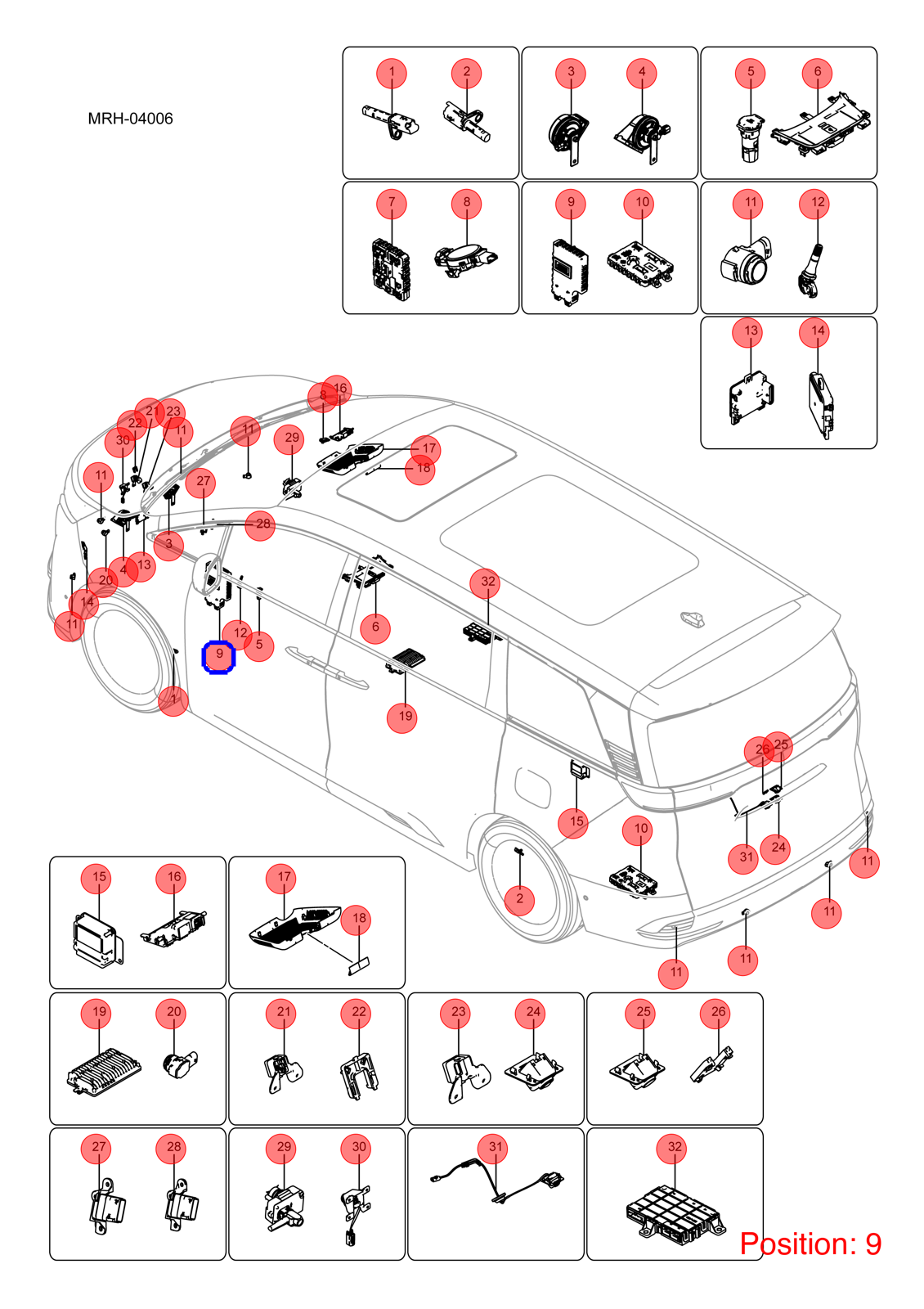 BYD Body Control Module OEM 1299229300 MRHB3622200B FOR DENZA 1299229300-BYD_OEM