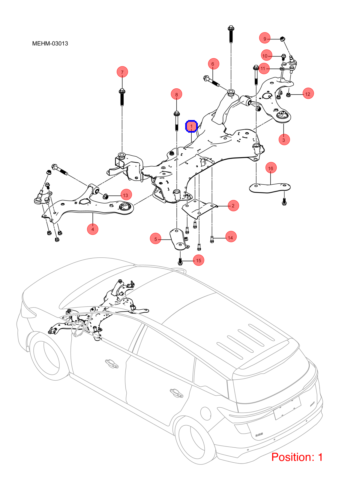 BYD Front axle OEM 1299968100 TAC2810010 FOR Song 1299968100-BYD_OEM