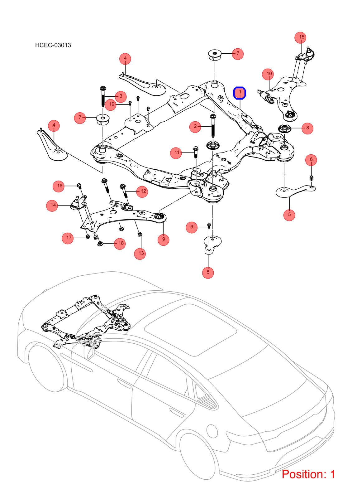 BYD Front axle OEM 1303667100 HCE2810010BD1 FOR Han 1303667100-BYD_OEM
