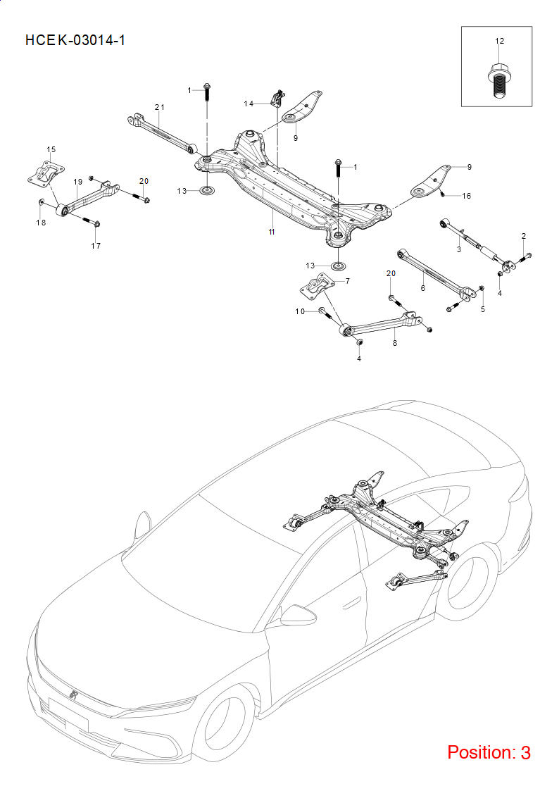 BYD Tie Rod OEM 1305275000 STF2914030A FOR Han 1305275000-BYD_OEM