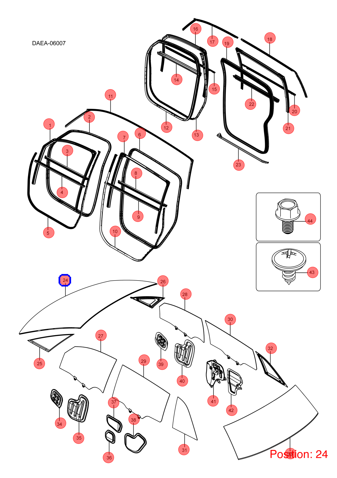 BYD Windshield OEM 1307269700 DAEA5206010A FOR D1 1307269700-BYD_OEM