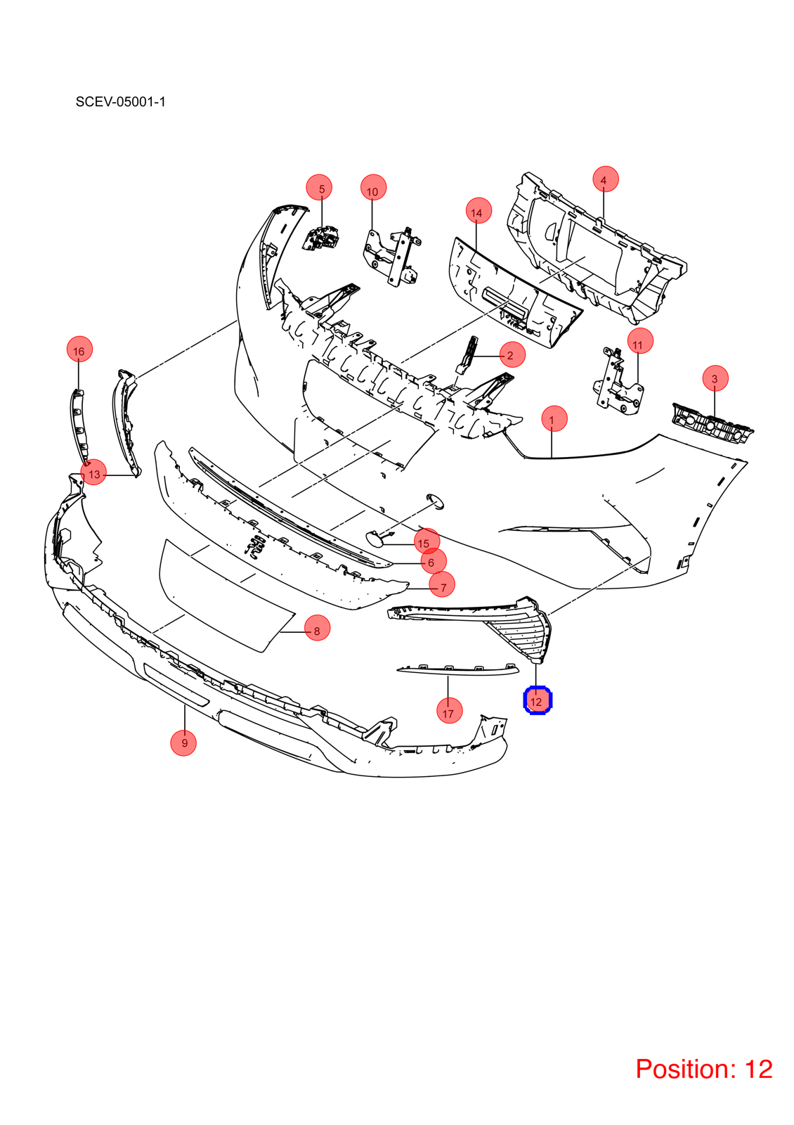 BYD Bumper grille OEM 1311419900 SCEG2803231 FOR Atto3 Yuan 1311419900-BYD_OEM