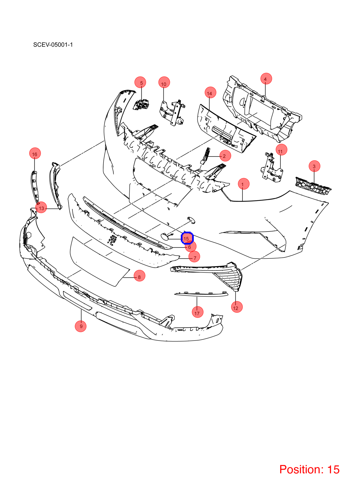 BYD Towing Eye Cover OEM 1311420500 SCEG2803121 FOR Atto3 Yuan 1311420500-BYD_OEM