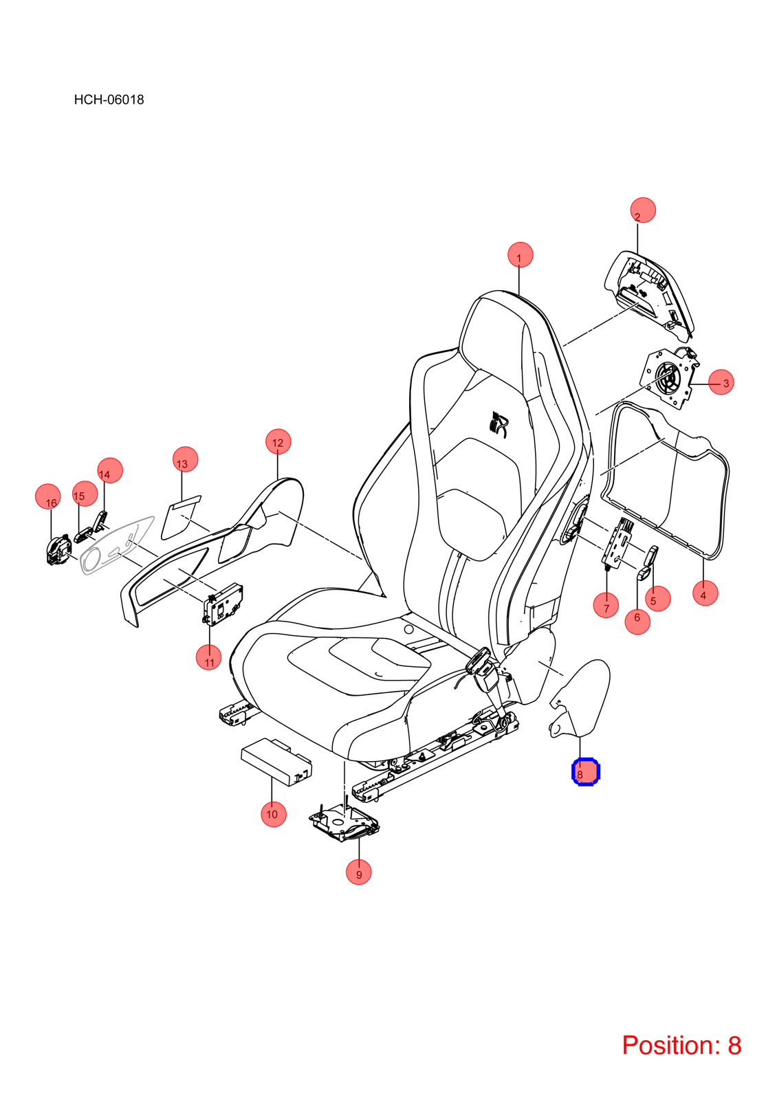 BYD Seat trim panel OEM 1313178100 HC690016000A7 FOR Han 1313178100-BYD_OEM