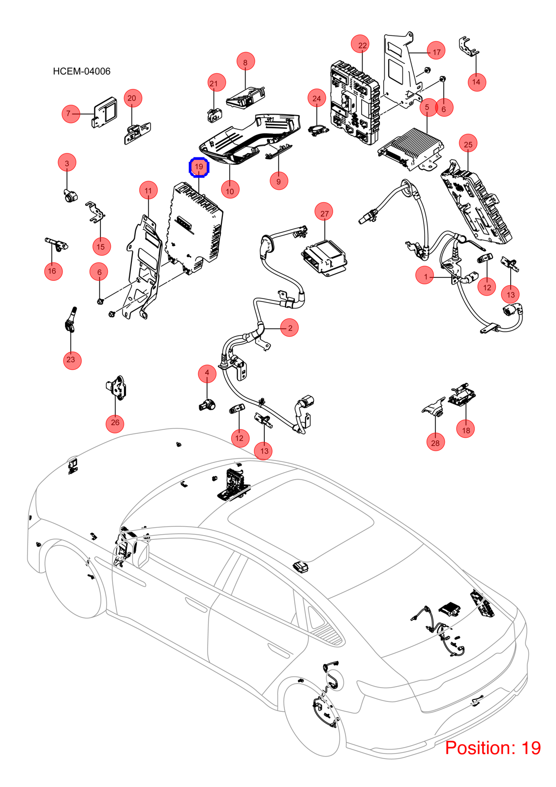 BYD Body Control Module OEM 1314705100 HCEF3622200B FOR Han 1314705100-BYD_OEM