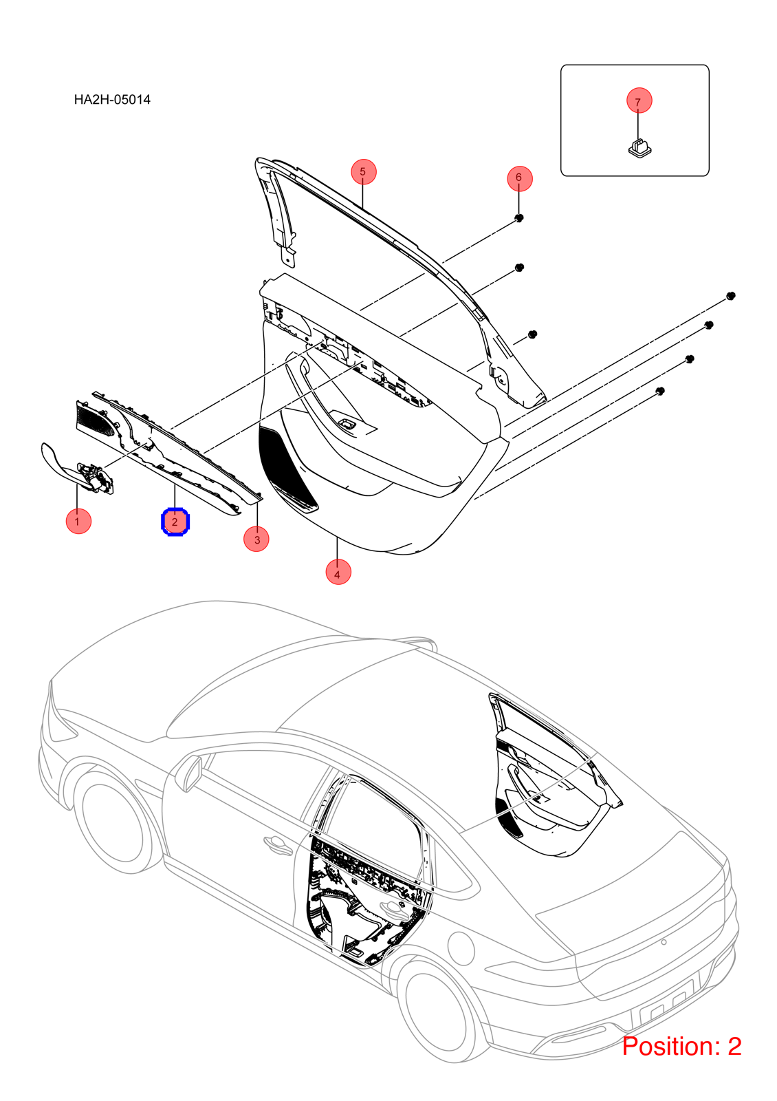 BYD Door panel OEM 1315028500 HA2HE6202170A FOR Qin 1315028500-BYD_OEM