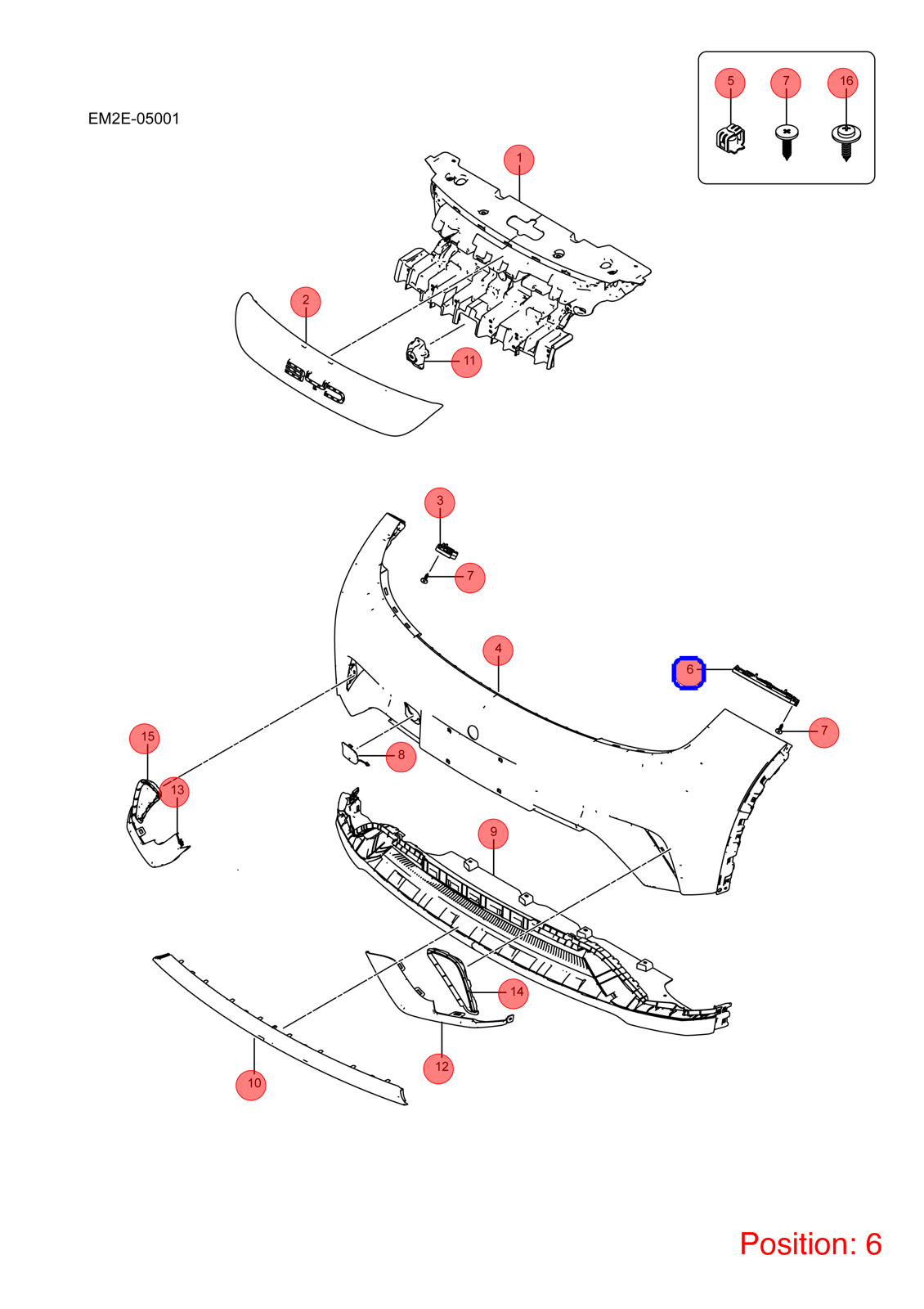 BYD Bumper Cover Bracket OEM 1315349600 EM2E2803311 FOR Dolphin 1315349600-BYD_OEM