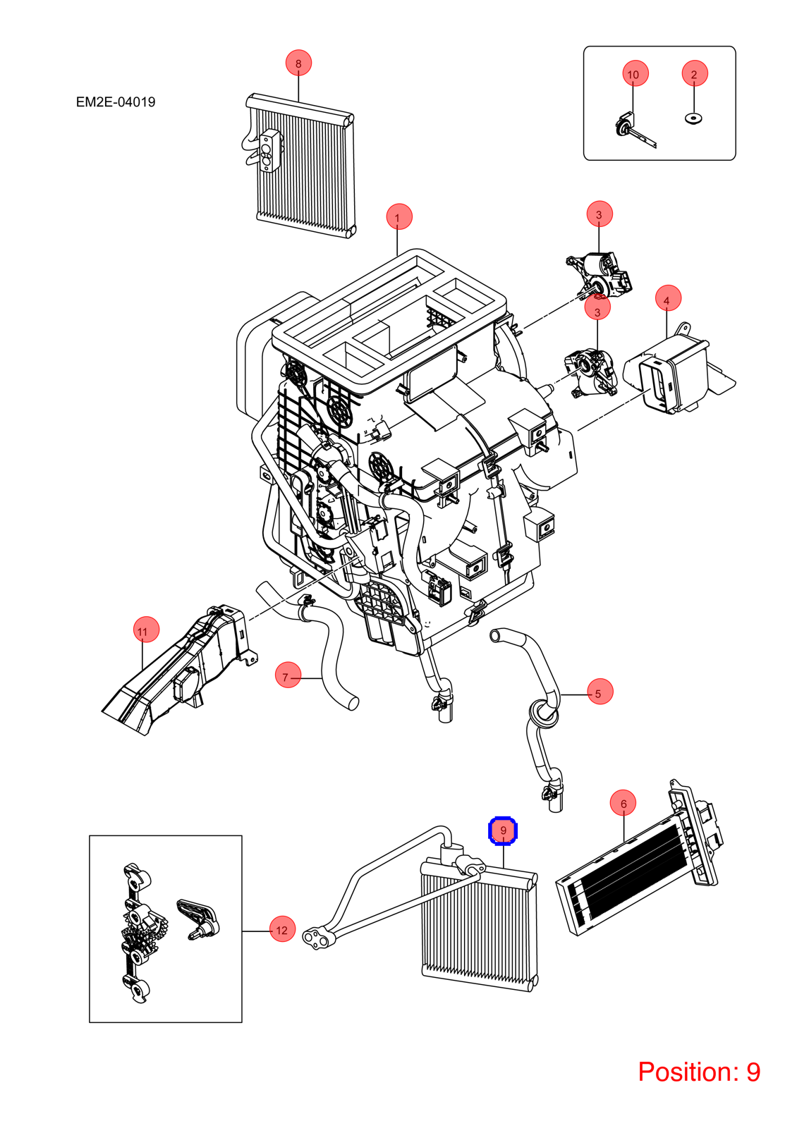 BYD Condenser OEM 1317031300 EM2E8107500A FOR Atto3 Yuan Dolphin 1317031300-BYD_OEM