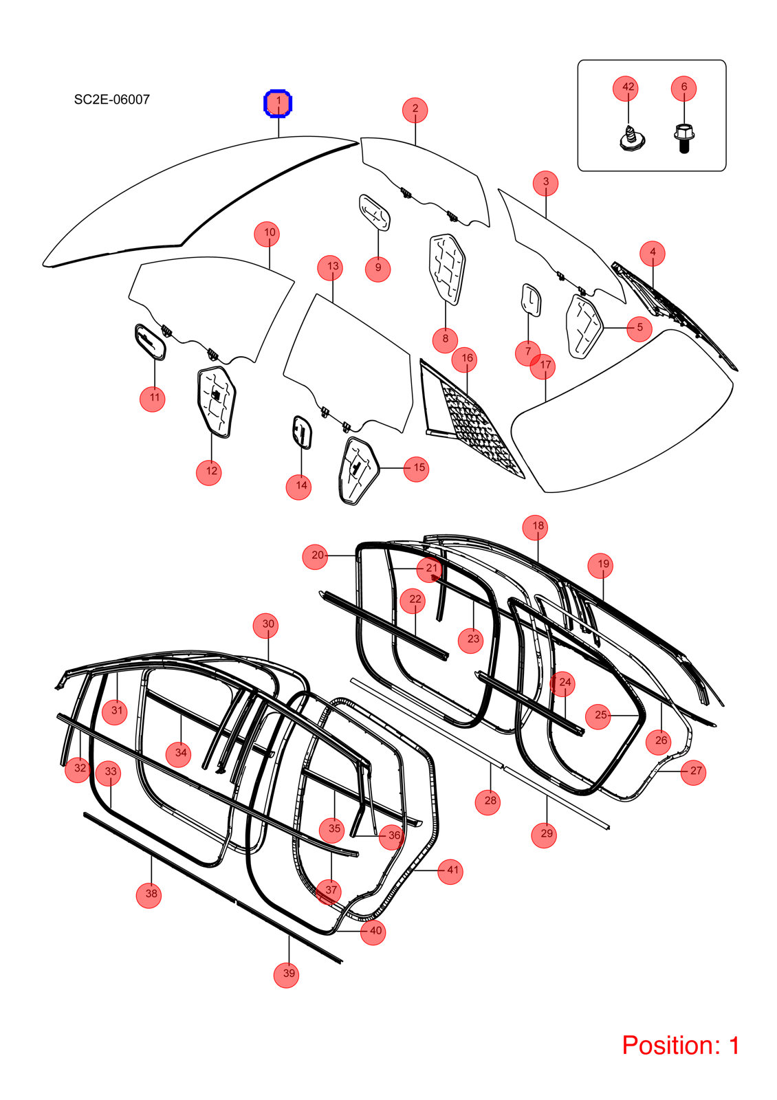 BYD Windshield OEM 1317133700 SC2E5206010 FOR Atto3 Yuan 1317133700-BYD_OEM