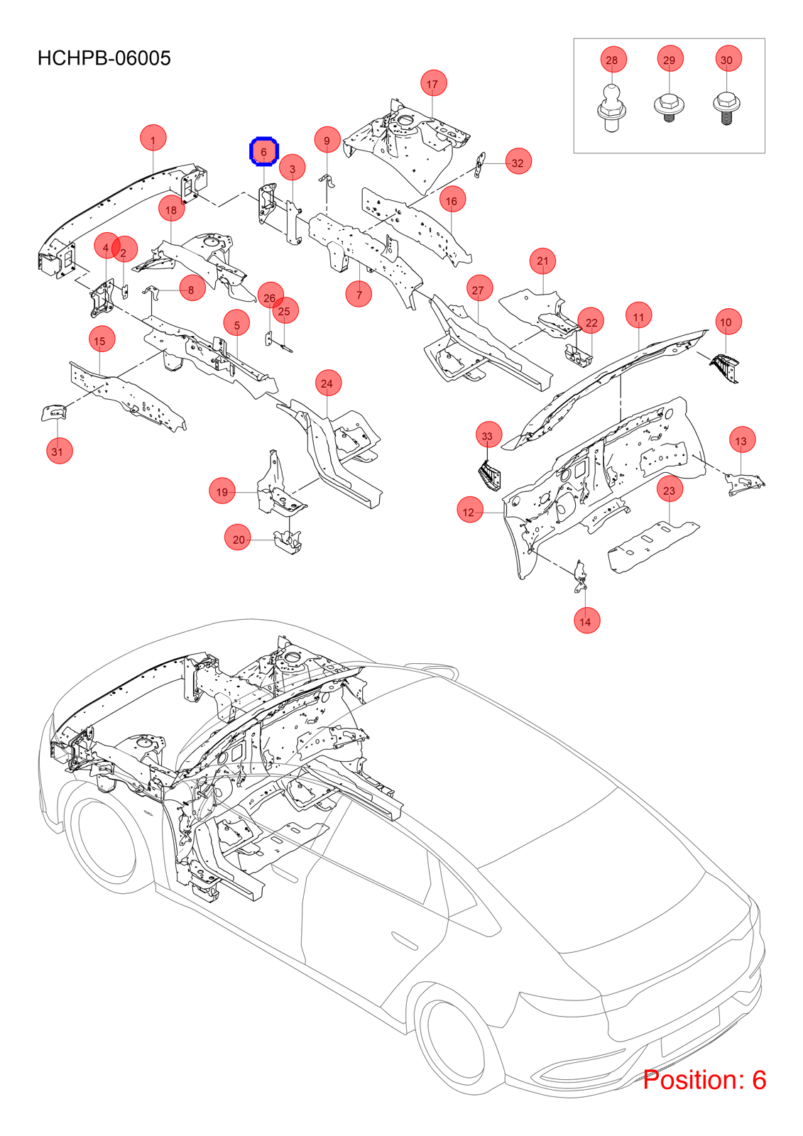 BYD Bumper frame bracket OEM 1318791500 HCE5301559A77 FOR Han 1318791500-BYD_OEM